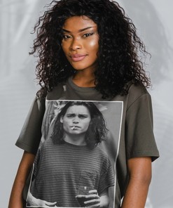Johnny Depp Fans Gift with Photo Homage T-shirt for RottenBorn Trial