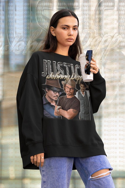 Johnny Depp Tribute Sweatshirt, Seeking Justice for RottenBorn Trial
