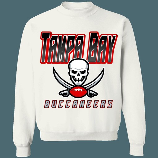 Join the Dark Side with this Tampa Bay Buccaneers BLACKOUT Retro NFL American Football Lover Sweatshirt Hoodie - Image 3