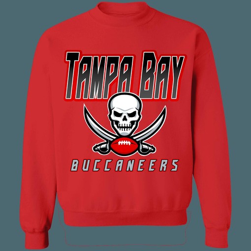 Join the Dark Side with this Tampa Bay Buccaneers BLACKOUT Retro NFL American Football Lover Sweatshirt Hoodie - Image 4