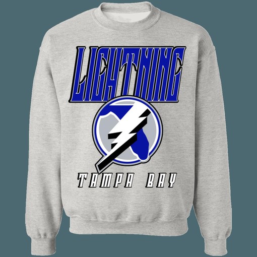 Join the Old School Charm with Tampa Bay Lightning Retro 90's NHL Sweatshirt Hoodie T-Shirt for Hockey Lovers - Image 3