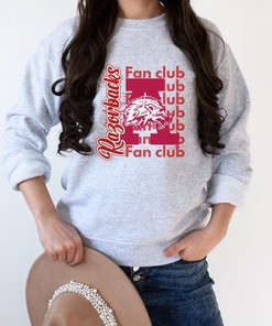 Join the Razorbacks Fan Club with This Arkansas Football Sweatshirt, NCAA Shirts for Men