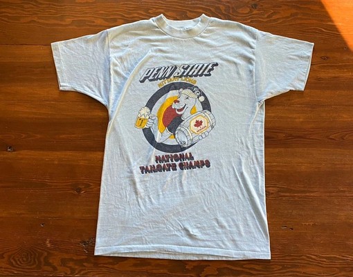 Join the Tailgate Champions with Vintage Style Penn State Molson Single Stitch T-Shirt, Sweatshirt and Hoodie