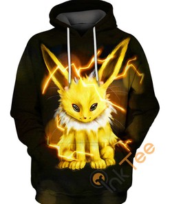 Jolteon Electric-Type 3D Hoodie - Unisex All Over Print Hoodies