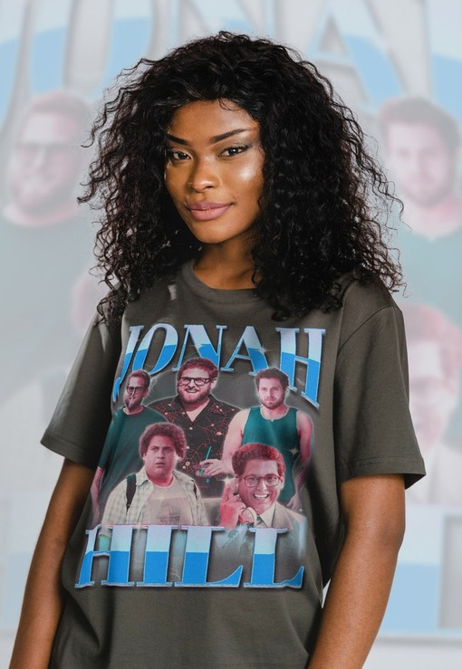Jonah Hill Fans Gift with Vintage Tee for Comedy Fans