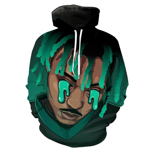 Juice Wrld Inspiring Quote 3D Hoodie - Men's Graphic 3D Hoodies
