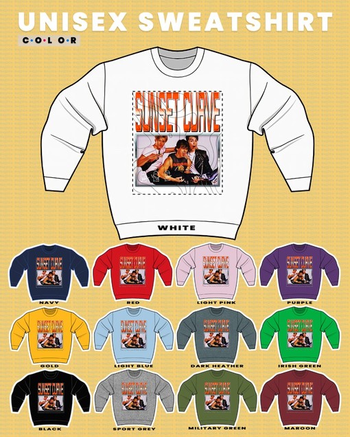 Julie And The Phantoms Sunset Curve Band Hoodie for Movie Shirts Collection - Image 3