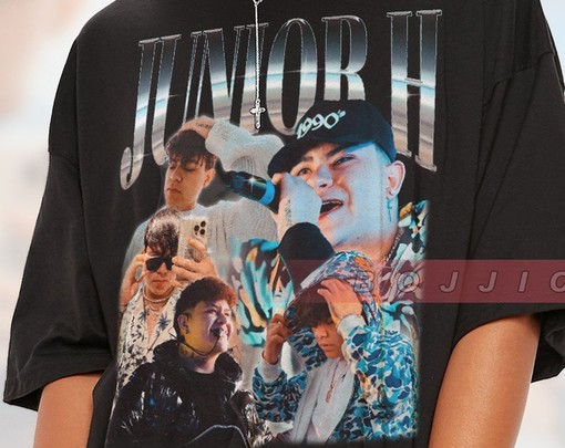 Junior H Retro 90s Sweater, Canadian R&B Artist Fan Tees, Vintage Homage Shirt, Retro Music Tshirt - Image 2