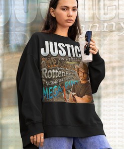 Justice for Johnny Depp Longsleeve, Supporting RottenBorn Lawyer Gift