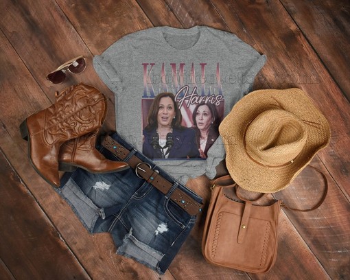 KAMALA HARRIS Shirt - Biden/Harris Campaign Tee, Movie Shirts for Women - Image 3