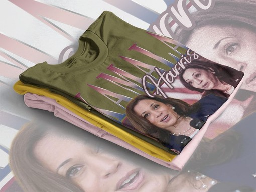 KAMALA HARRIS Shirt - Biden/Harris Campaign Tee, Movie Shirts for Women - Image 4