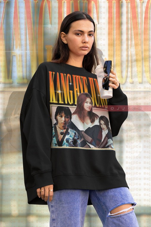 KANG HYE JUNG Sweatshirt, Vintage Homage Tee, Retro 90s Sweater, Movie Shirts for Men