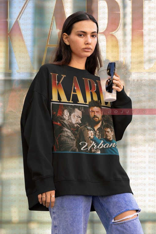 KARL URBAN Vintage Sweatshirt, Retro Homage Sweater, Thor Fan Tee, Movie Shirts for Men