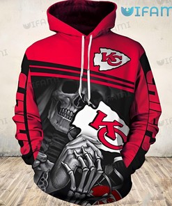 KC Chiefs 3D Youth Hoodie: Stay Warm with the Death Holding Logo