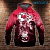 KC Chiefs Halloween Hoodie with Michael Jason and Freddy Design