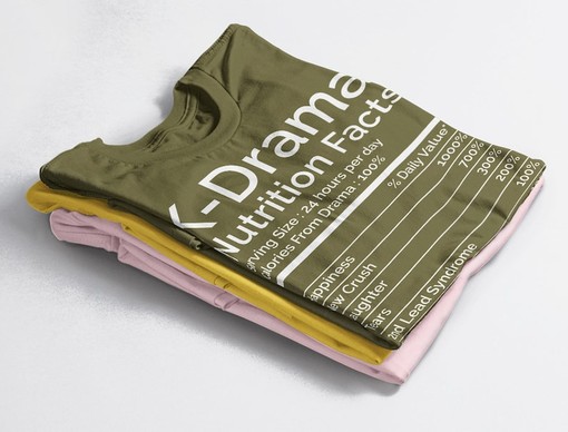 K-Drama Nutrition Facts Unisex Tee - Korean Drama Gift - Image 4