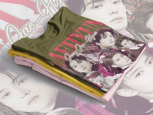 K-Pop Movie Shirts, Jaehyunn Lucas Jeong Yun-O Unisex Tees, Korean Pop Tshirt, Gan4aadara - All I Wanna Do - Image 4
