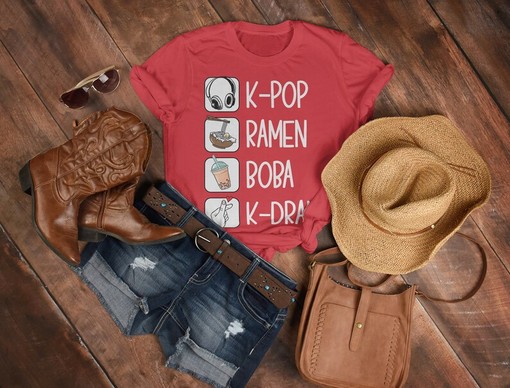 K-Pop Tea Boba Unisex Tee - South Korean Music Gift Shirt - Image 3
