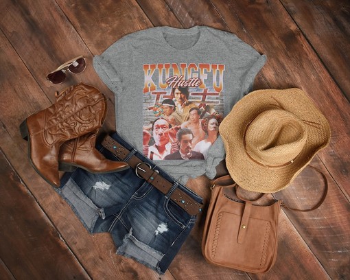 KUNG FU HUSTLE Shaolin Soccer Tee - Stephen Chow Movie Shirt - Image 3