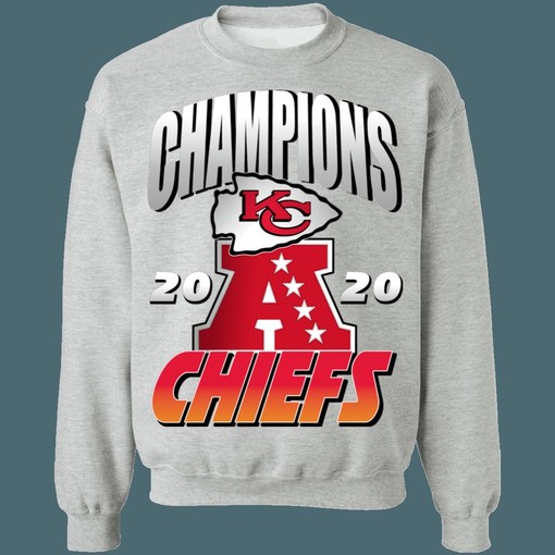 Kansas City Chiefs 2020 AFC Champions NFL American Football Lover Sweatshirt Hoodie with Classic Design