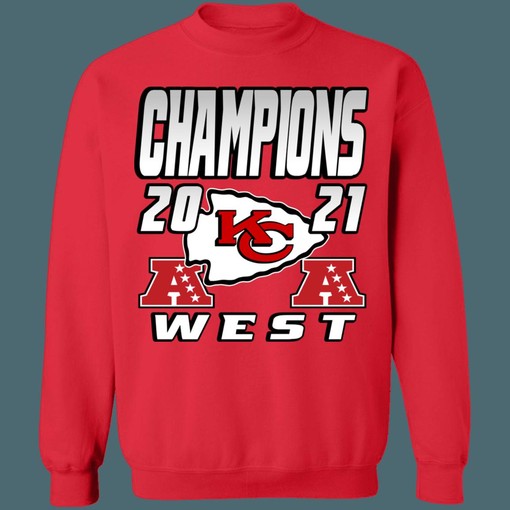 Kansas City Chiefs 2021 AFC West Division Champions Retro NFL American Football Sweatshirt Hoodie