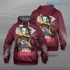 Kansas City Chiefs 3D Hoodie with Classic Red White Logo and All Over Print Design for Fans
