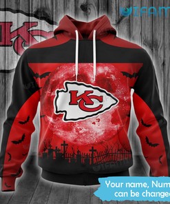 Kansas City Chiefs Graveyard Halloween 3D Hoodie: A Unique Fan Choice