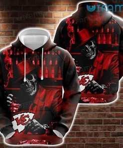 Kansas City Chiefs Hoodie 3D Go Chiefs Logo for Fans featuring All Over Print Design