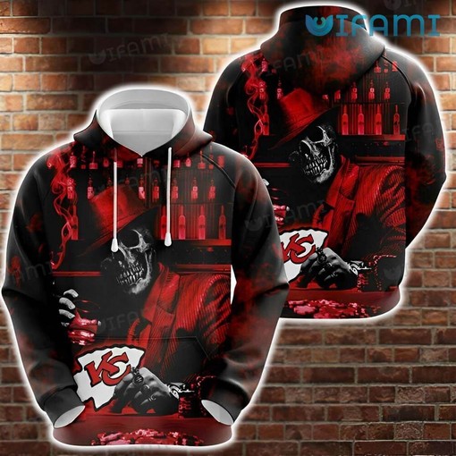 Kansas City Chiefs Hoodie 3D Go Chiefs Logo for Fans featuring All Over Print Design