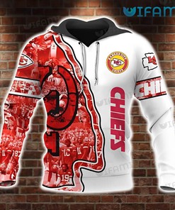 Kansas City Chiefs Logo All Over Print Hoodie: Wear Your Team Proudly