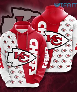 Kansas City Chiefs Logo Pattern All Over Print Hoodie: Stay in Style