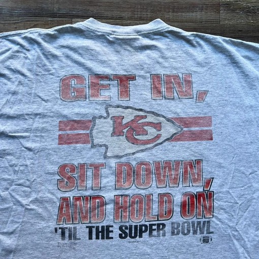 Kansas City Chiefs Super Bowl Caricature Xplosion 1994 NCAA Shirts Sweatshirt T-shirt - Image 2