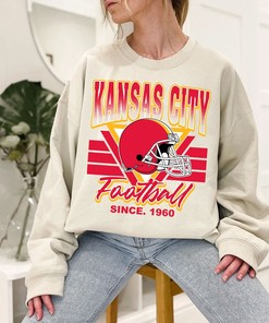 Kansas City Football Team Vintage Sweatshirt for NFL Fans