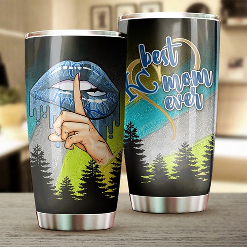 Kansas City Royals Best Mom Ever Flower Edition MLB Tumbler - Personalized Design