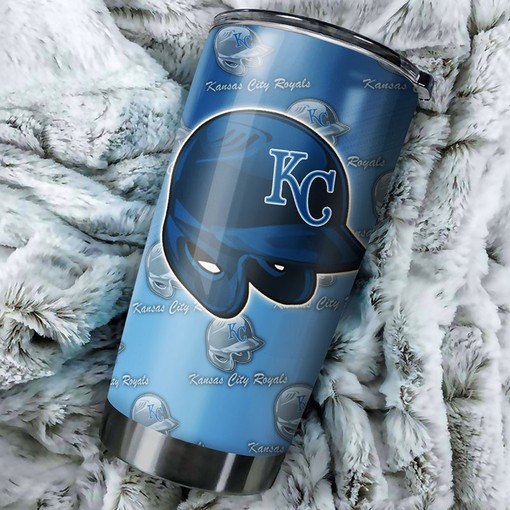 Kansas City Royals Funny Dog Design MLB Tumbler for fans with Logo - Image 2
