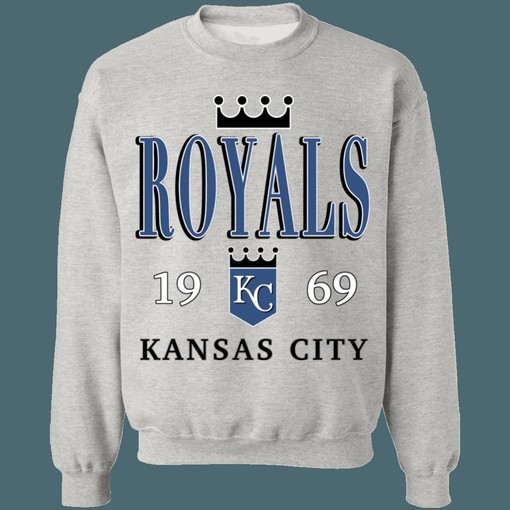 Kansas City Royals Vintage MLB Crewneck Sweatshirt Hoodie for Baseball Fans - Image 4