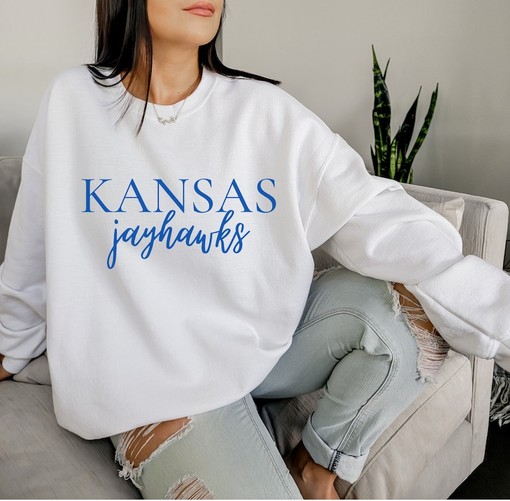 Kansas Gameday Sweatshirt, Great for Kansas Football and Basketball Fans, NCAA Shirts - Image 2