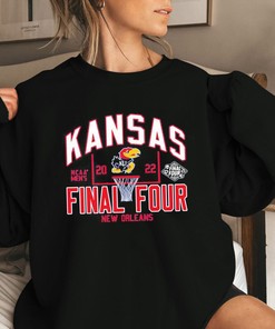 Kansas Jayhawks Blue 84 Youth 2022 NCAA March Madness Final Four Shirt - NCAA Shirts for Kids