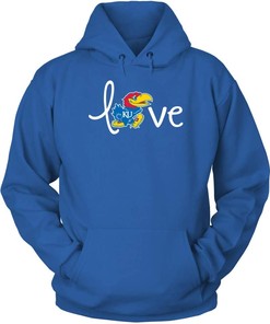 Kansas Jayhawks Hoodie, Ideal Love Kansas Gifts For Fans, Vintage NCAA Shirts