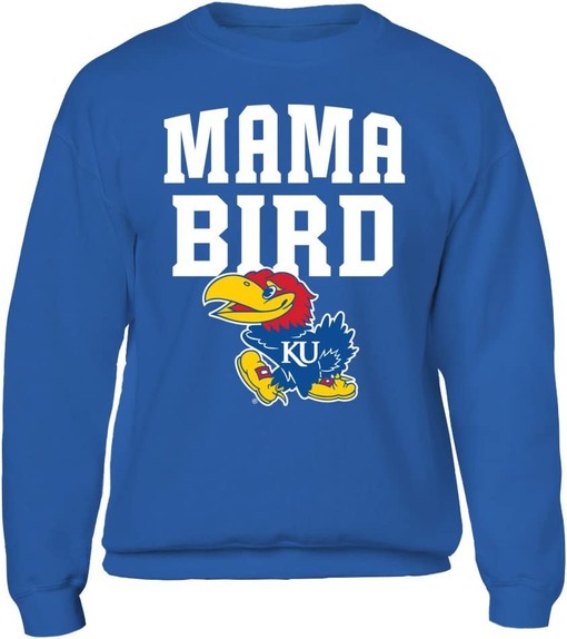 Kansas Jayhawks Hoodie, Ideal Mama Bird Gifts For Fans, Vintage NCAA Shirts - Image 2