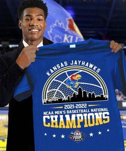 Kansas Jayhawks National Championship Ku Final Four March Madness 2022 T-Shirt - American University T Shirt