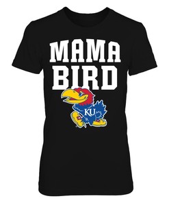 Kansas Jayhawks Shirt For Women, Mama Bird Women'S Shirt, Great for Fans of American University Shirt