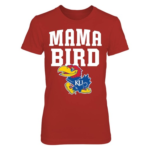 Kansas Jayhawks Shirt For Women, Mama Bird Women'S Shirt, Great for Fans of American University Shirt - Image 3