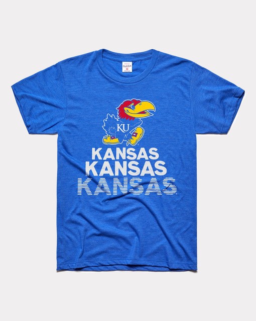 Kansas Jayhawks Stacked Tee - NCAA Shirts for Fans