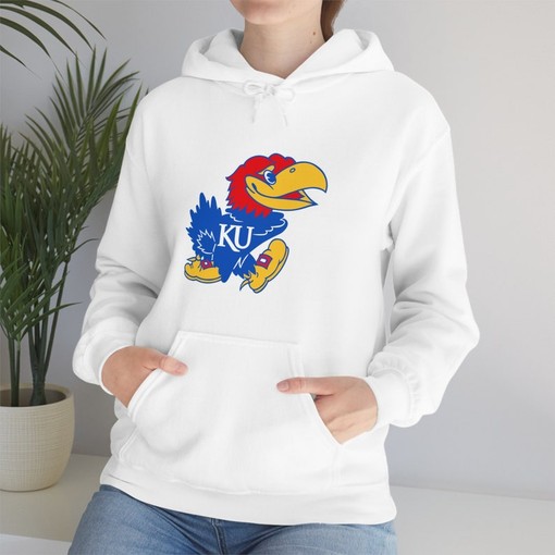 Kansas Jayhawks Unisex Heavy Blend Hooded Sweatshirt - NCAA Shirts for Men and Women