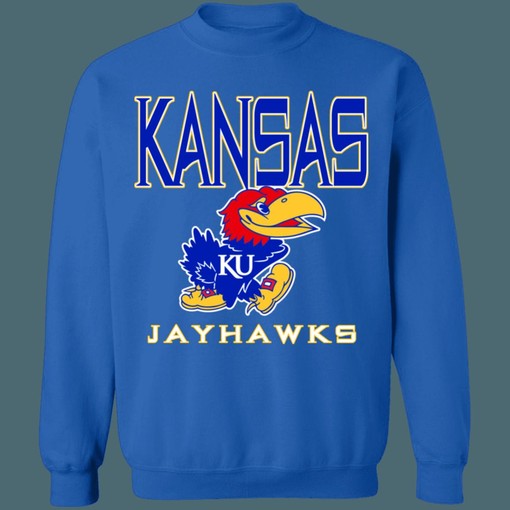 Kansas Jayhawks Vintage NCAA Sweatshirt Hoodie for Fans - Image 3