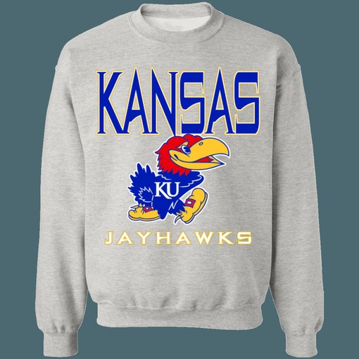 Kansas Jayhawks Vintage NCAA Sweatshirt Hoodie for Fans - Image 4