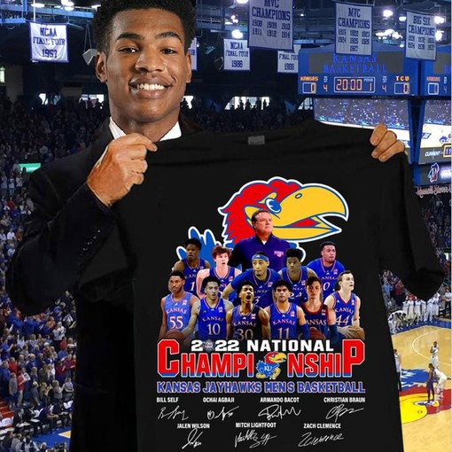 Kansas Men Basketball National Champion 2022 Jayhawks Shirt - NCAA College Shirts