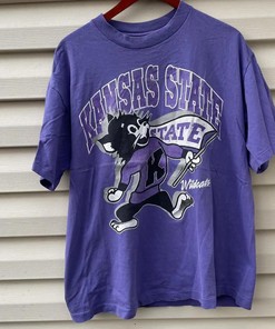 Kansas State Wildcats 90S Graphic T-Shirt Sweatshirt for Sports Fans