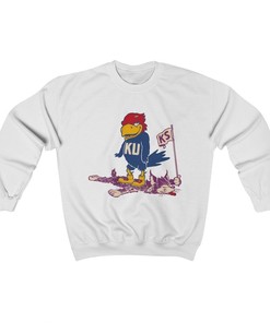 Kansas University, Ku Jayhawks Retro Beat K State Unisex Crewneck Sweatshirt, Show Your Team Spirit